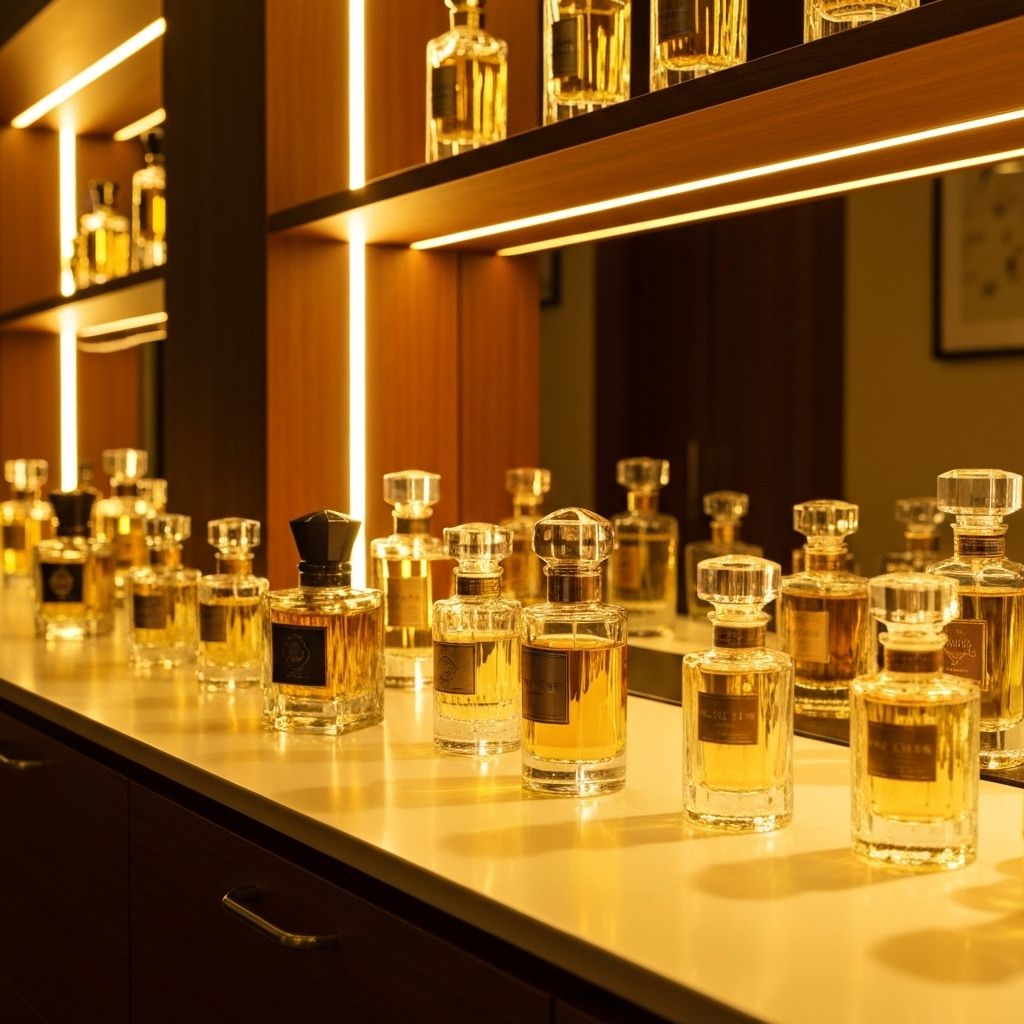 Luxury perfume laboratory